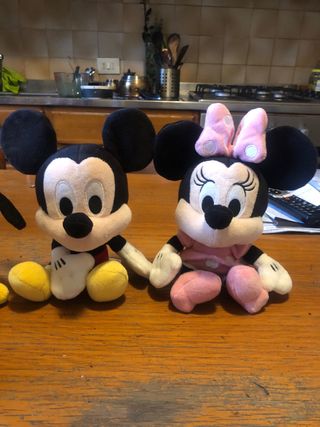 Topolino e Minnie peluche Disney
