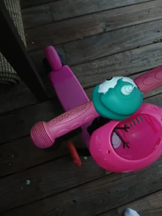 Patinete 3 en 1 HOMCOM Rosa +18 Meses