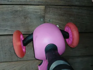 Patinete 3 en 1 HOMCOM Rosa +18 Meses