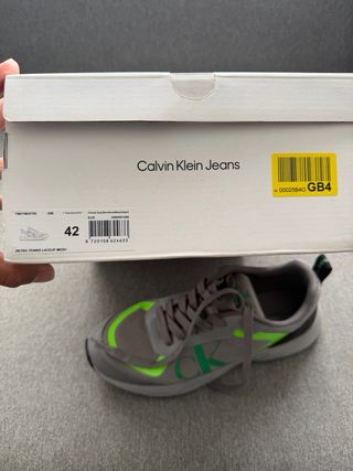 Zapatillas Calvin Klein Gris/Verde