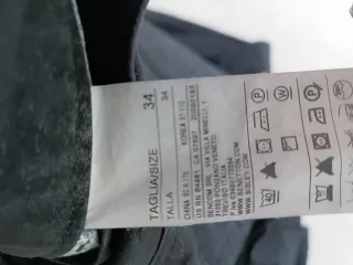 Pantaloni Uomo United Colors of Benetton Neri