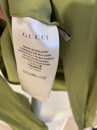 Camicia Gucci donna verde