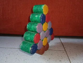 Albero decorativo fatto a mano