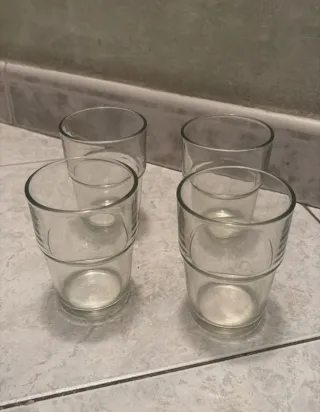 Set 4 Bicchieri Ikea Vetro
