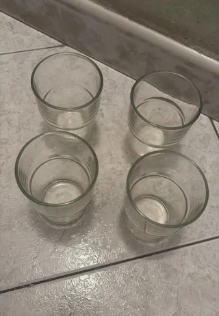 Set 4 Bicchieri Ikea Vetro