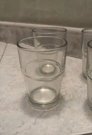 Set 4 Bicchieri Ikea Vetro