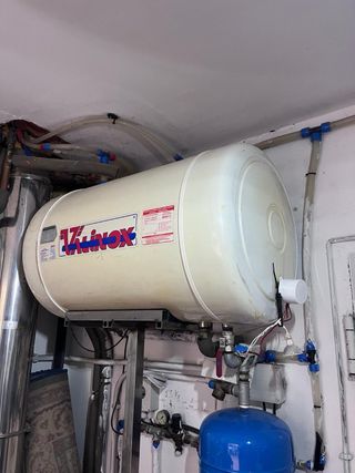 Caldera + depósito de Gasoil + Acumulador de agua