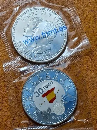 Moneda PLATA dedicada Trabajadores Sanitarios .