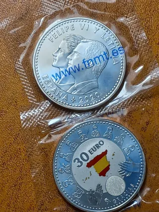 Moneda PLATA dedicada Trabajadores Sanitarios .