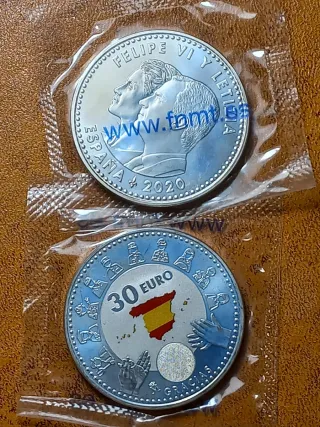 Moneda PLATA dedicada Trabajadores Sanitarios .