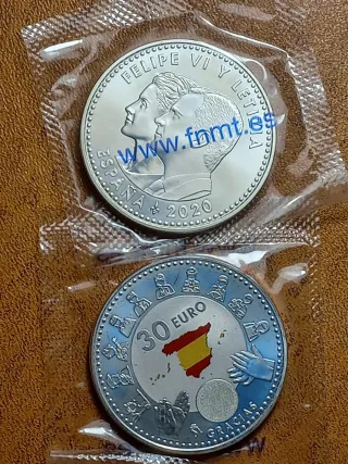 Moneda PLATA dedicada Trabajadores Sanitarios .