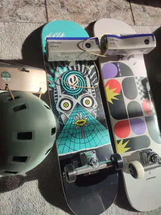 Skate decathlon de 8 a 12 años y otro para 12 años