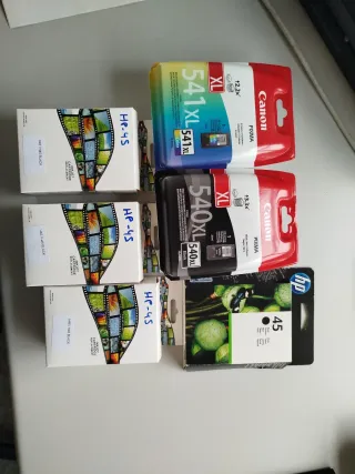 7 cartuchos variados