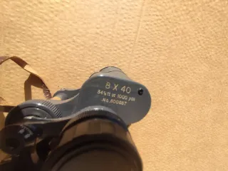 Binocolo vintage grigio