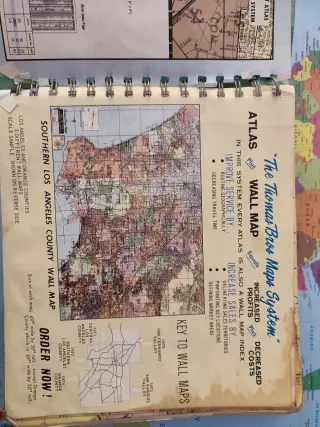 Mapa Los Angeles County 1979