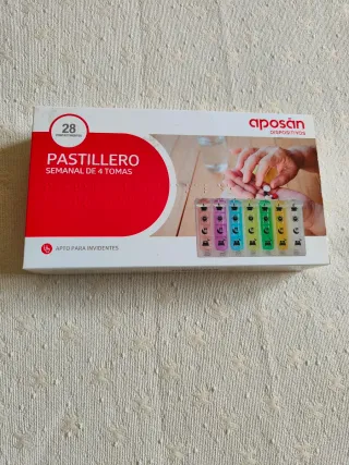 Pastillero Semanal Aposán 28 Compartimentos