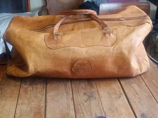 Bolsa de viaje de cuero argentino