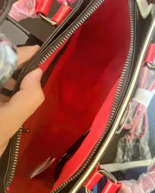 Borsa Hoy Collection Nero/Bianco/Rosso