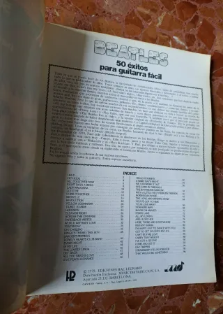 BEATLES - 50 Éxitos para Guitarra Fácil (1981)