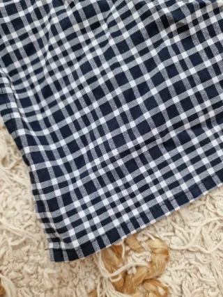 Pañuelo Casera cuadros azul