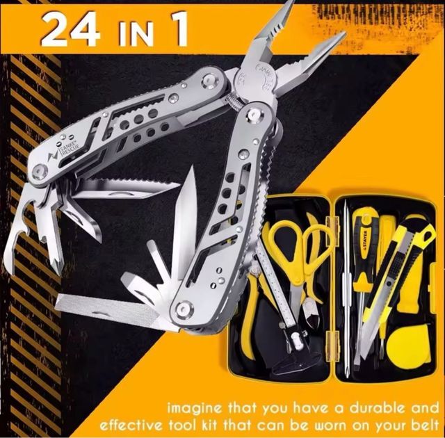 Multiutensile Professionale 24 in 1 per la Sopravvivenza