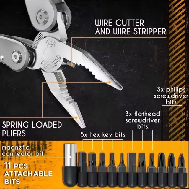 Multiutensile Professionale 24 in 1 per la Sopravvivenza