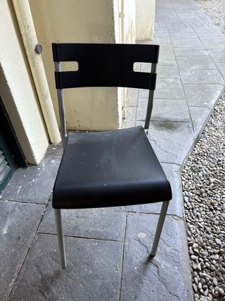 4 Sillas Apilables Diseño Moderno