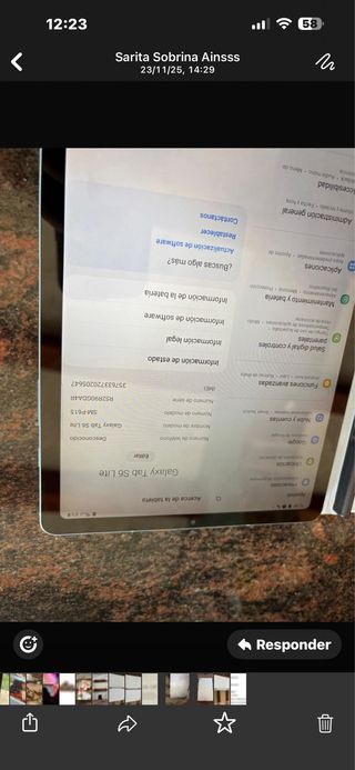 Tablet Samsung s6 lite