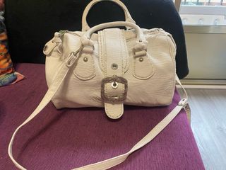 Bolso Bimba y Lola piel 100% cordero – blanco –