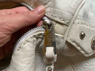 Bolso Bimba y Lola piel 100% cordero – blanco –