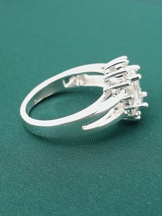 Anillo Plata Ley 925 Circonitas Talla 14