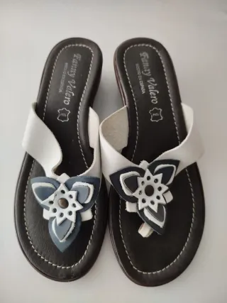 Sandalias Fanny Valero Piel Mujer