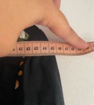 Vestido floral negro talla L, Stradivarius ( nuevo