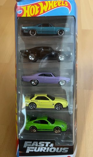 Hot Wheels Fast & Furious Set 5 Auto