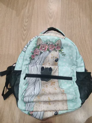 Mochila acolchada diseño caballo