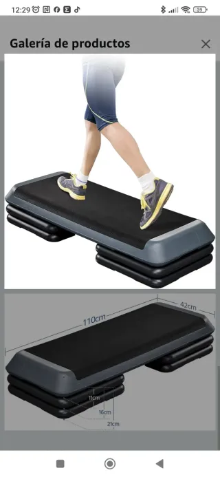 Step Fitness Ajustable 3 Niveles