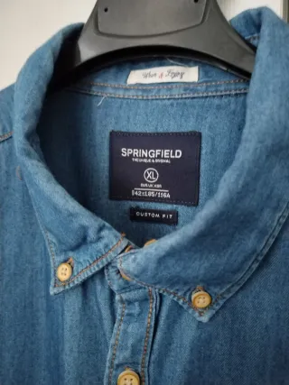 Camisa vaquera Springfield Talla XL
