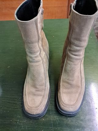 Botas Beige ante