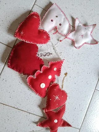 Scatola e accessori natalizi