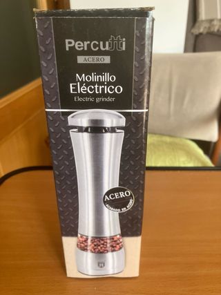 Molinillo Eléctrico Percutti Acero