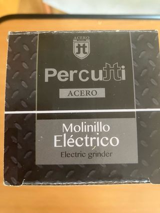 Molinillo Eléctrico Percutti Acero