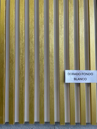 LISTONES EFECTO MADERA PVC