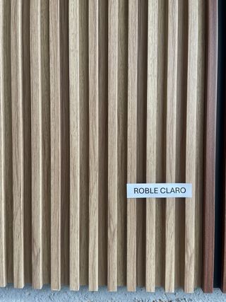 LISTONES EFECTO MADERA PVC