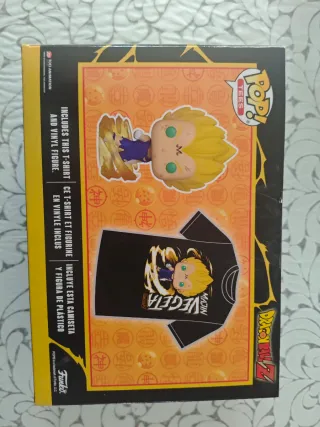 Funko Pop! Vegeta Majin + Camiseta Talla M