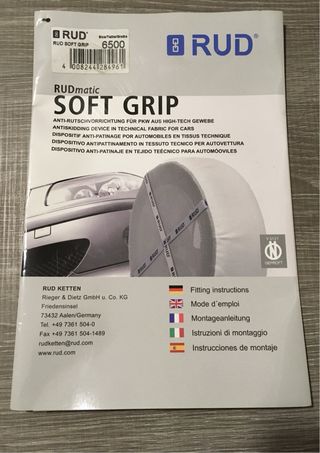 Cadenas de tela para nieve RUD SoftGrip