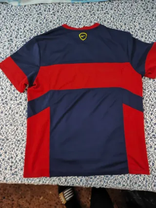 Camiseta Barça Retro Nike Azul y Roja