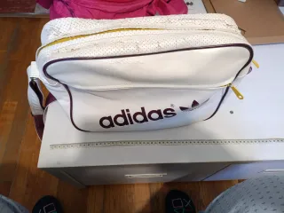 Bolso Adidas Blanco Piel