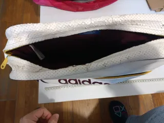 Bolso Adidas Blanco Piel