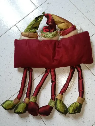 Decorazione porta Babbo Natale Buone Feste