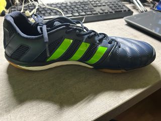 Zapatillas Fútbol Sala Adidas Azul y Verde